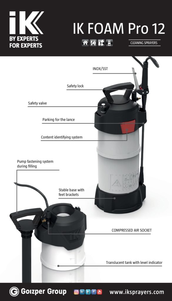 Goizper-IK Sprayers has brought the Game Changer in Foam Sprayers to the  Market! – Mobile Tech Digest
